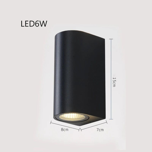 چراغ دیواری دکوراتیو استوانه ای واترپروف